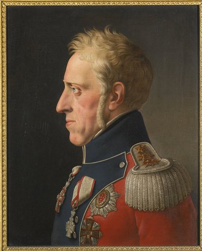 Frederic VI de Danemark - Frederick VI of Denmark (1768-1839)の肖像 - Christoffer-Wilhelm Eckersberg (1783-1853).油彩・キャンバス 作： Christoffer Wilhelm Eckersberg
