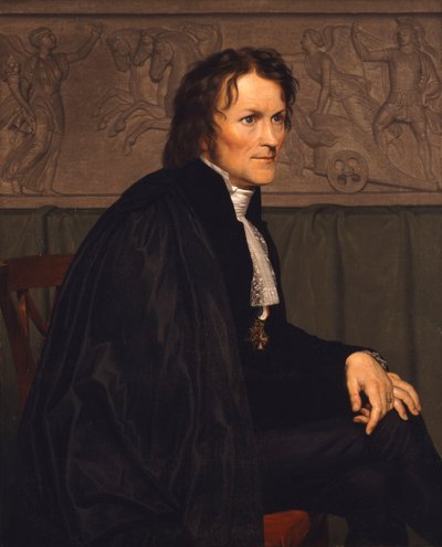 彫刻家の肖像ベルテルトーヴァルセン1770-1844、1838 作： Christoffer Wilhelm Eckersberg