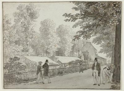 ルレ、シャンゼリゼ通り、パリ（正面）。 オデュッセウスの生涯の一場面（裏） 作： Christoffer Wilhelm Eckersberg