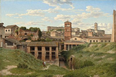 クロアカ マキシマ、ローマのビュー 作： Christoffer Wilhelm Eckersberg