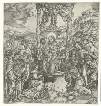 王たちの崇拝 作： Christoforo di Michele Robetta