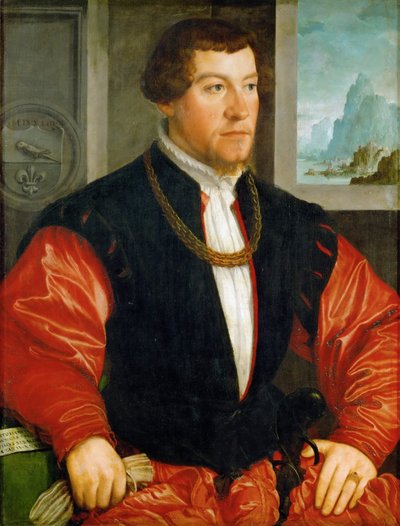 ルネッサンス：クリストフ・バウムガルトナー（1514-1586）の肖像 par アンベルガー、クリストフ（約1500-1562 作： Christoph Amberger