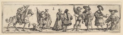 ランスクネと婦人、1531年。 作： Christoph Bockstorffer