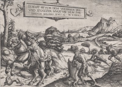 1531年、プライドは崩壊の前に行く. 作： Christoph Bockstorffer