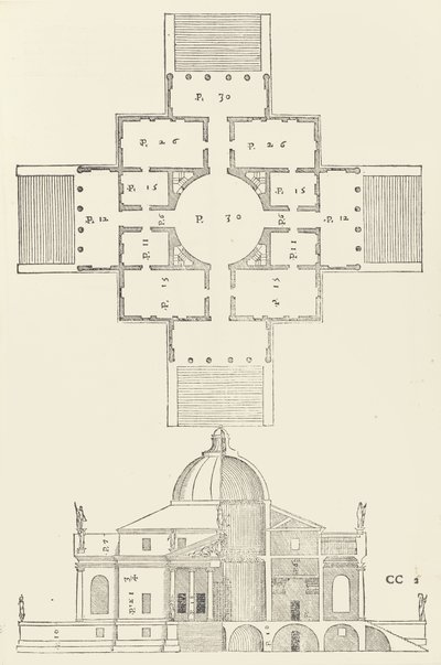 アンドレア・パラディオによる建築の4冊、1570年 作： Christoph Krieger