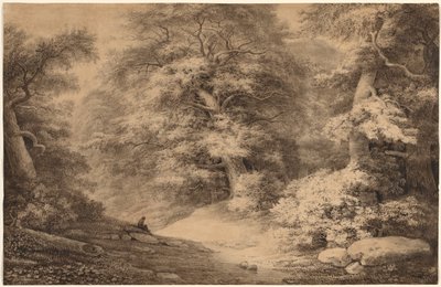 休息する旅人がいるブナの木、1803年。 作： Christoph Nathe