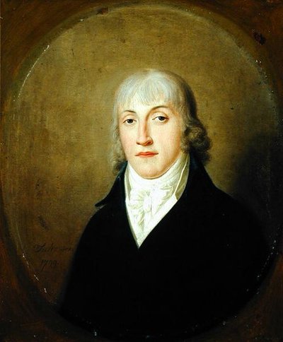 紳士の肖像、1799 作： Christoph Suhr