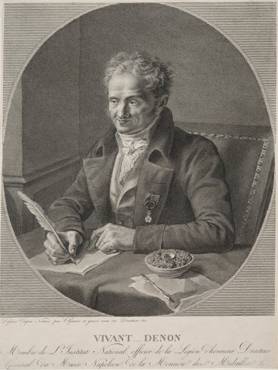 ドミニク・ヴィヴァン・ドノン、1810年。 作： Christophe Guerin