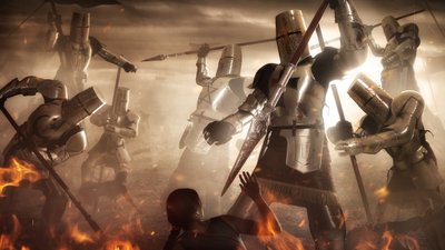 クルセイダー・ナイトの戦い 作： Christophe Kiciak
