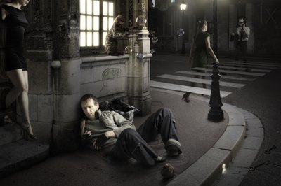 都会の夜の孤独 作： Christophe Kiciak