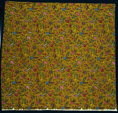ウッドブロック プリント コットンのストリップ、1780 年。 作： Christophe Philippe Oberkampf