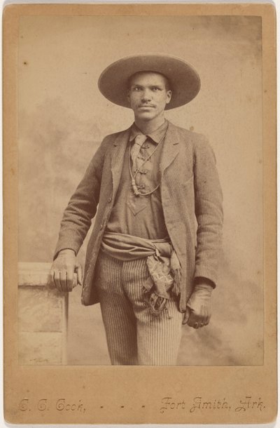 男性の肖像,c.1880年（写真） 作： クリストファー・C・クック