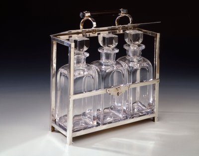 Hukin＆Heathの電気メッキされた「タンタロス」と黒檀のバーハンドル 作： Christopher Dresser