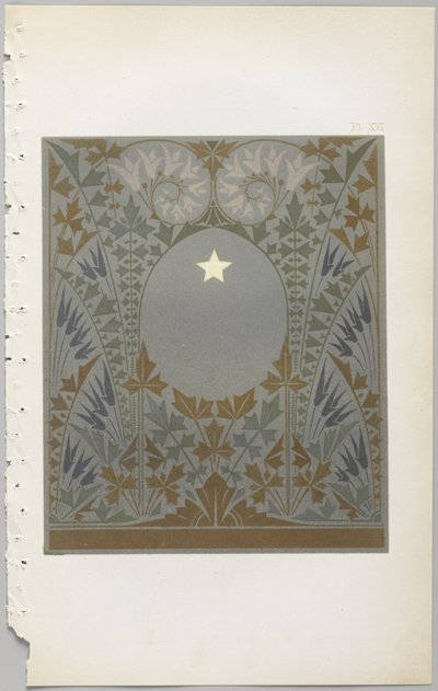 装飾デザインの芸術：付録付き、花が開く日の時間を示す、Day＆Son、ロンドン、1862年発行 作： Christopher Dresser