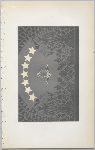 装飾デザインの芸術：付録付き、花が開く日の時間を示す、Day＆Son、ロンドン、1862年発行 作： Christopher Dresser