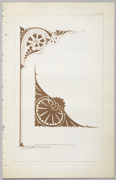 装飾デザインの芸術：付録付き、花が開く日の時間を示す、Day＆Son、ロンドン、1862年発行 作： Christopher Dresser
