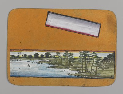 横長（直腸）（紙にトイレ） 作： Christopher Grant La Farge