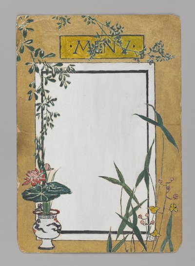 竹のメニュー（紙にトイレ） 作： Christopher Grant La Farge