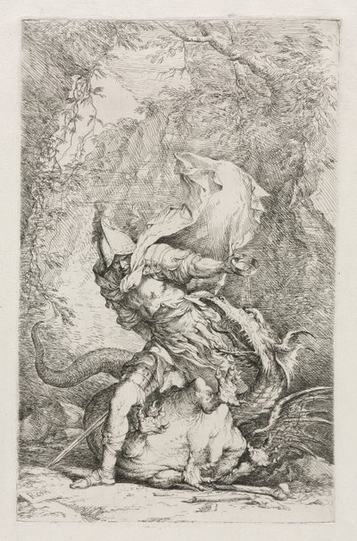 ジェイソンとドラゴン 作： Christopher Richard Wynne Nevinson