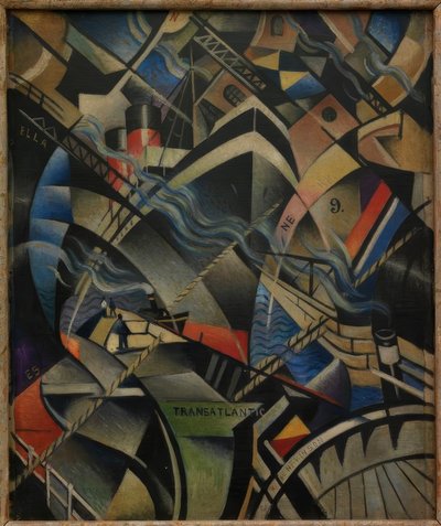 到着 作： Christopher Richard Wynne Nevinson