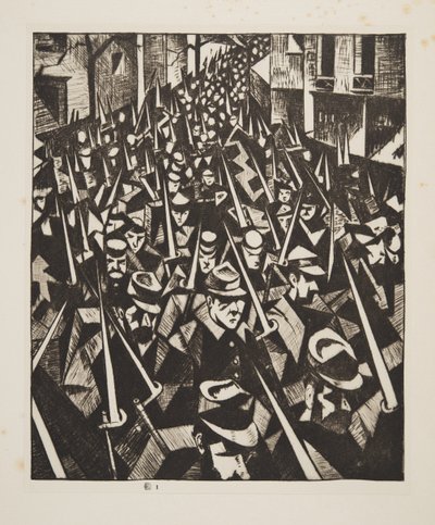 夜明け 作： Christopher Richard Wynne Nevinson