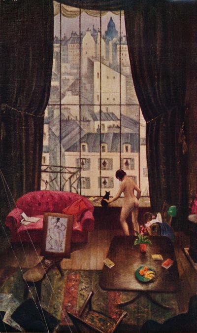 モンパルナスのスタジオ、c1926、1935。 作： Christopher Richard Wynne Nevinson