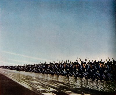 1915年3月のコラム。1943年。 作： Christopher Richard Wynne Nevinson