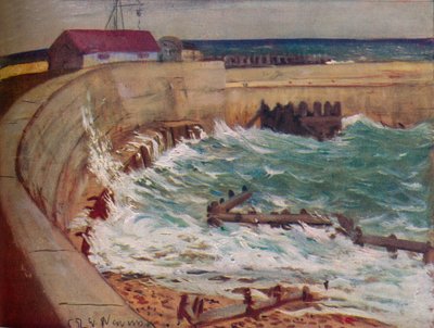 ハイタイド、ウエストベイ、c1930 作： Christopher Richard Wynne Nevinson