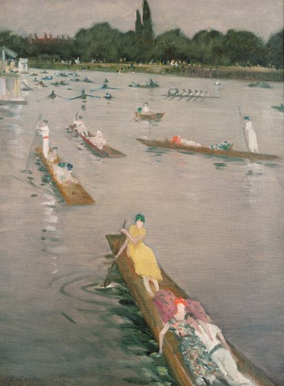 ヘンリーのレガッタ 作： Christopher Richard Wynne Nevinson