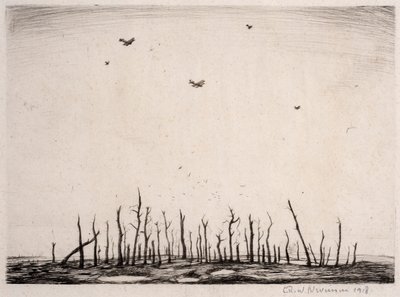 そのCursèdWood、1918年（ドライポイント） 作： Christopher Richard Wynne Nevinson