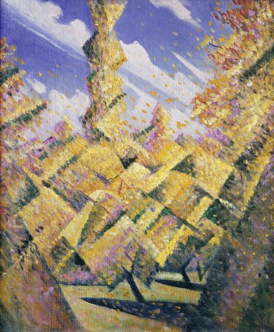 四季：秋、1919年頃 作： Christopher Richard Wynne Nevinson