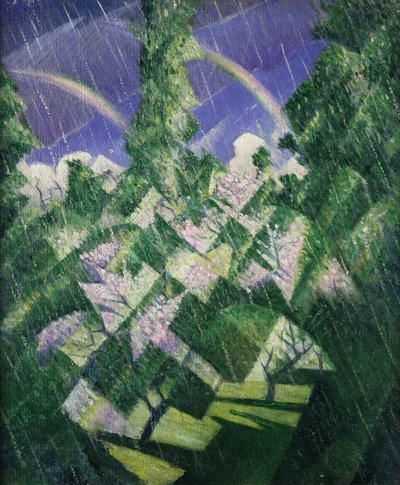 四季：春、1919年 作： Christopher Richard Wynne Nevinson