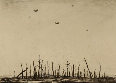 呪われた木 作： Christopher Richard Wynne Nevinson