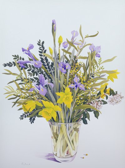 春の花（紙にトイレ） 作： Christopher Ryland