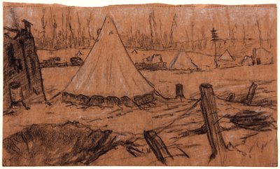 テントのグループ、c1914。 作： Christopher Williams