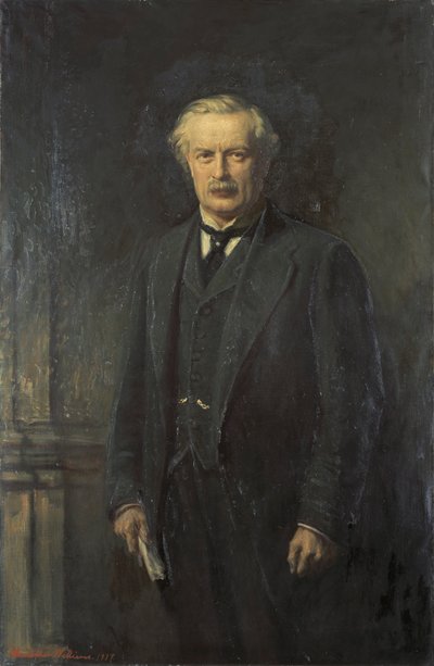 デビッド・ロイド・ジョージ 1863-1945、c1917。 作： Christopher Williams