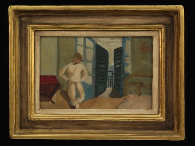 寝室の少年、1920年頃 作： Christopher Wood