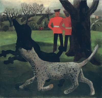 遊びの犬 作： Christopher Wood