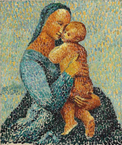 お母さんと子供 作： Christopher Wood