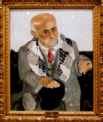 フランスの詩人マックス・ジャコブ（1876-1944）の肖像 クリストファー・ウッド（1901-1930）による絵画 1930年 オルレアン周辺、美術館。 作： Christopher Wood