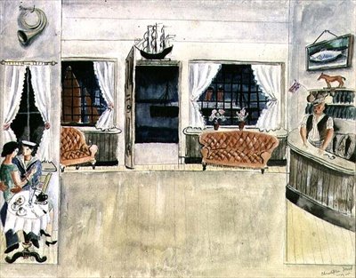 ザ・シップ・イン、セント・アイブスのバー 作： Christopher Wood