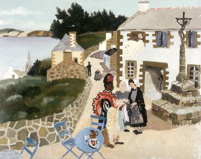 「じゅうたん売りのトレブール」、1930年 作： Christopher Wood
