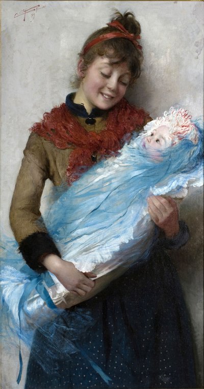 Primo amore 初恋、1889年。 作： Cipriano Cei