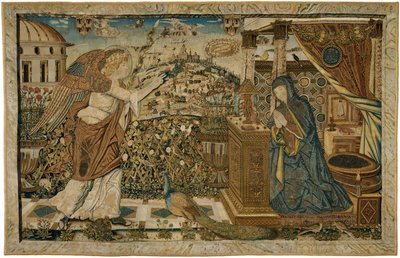 受胎告知 作： Circle of Andrea Mantegna