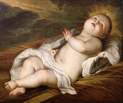 幼児キリスト 作： Circle of Anthony van Dyck