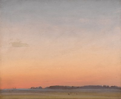 風景、カリフォルニア州。 1835-45。 作： Circle of Carl Rottmann