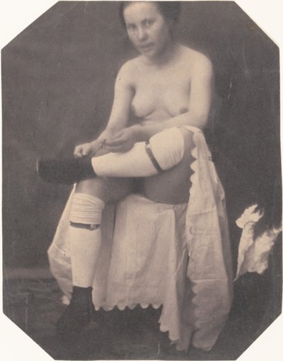[女性のヌード]、約。 1855年。 作： Circle of Louis Adolphe Humbert de