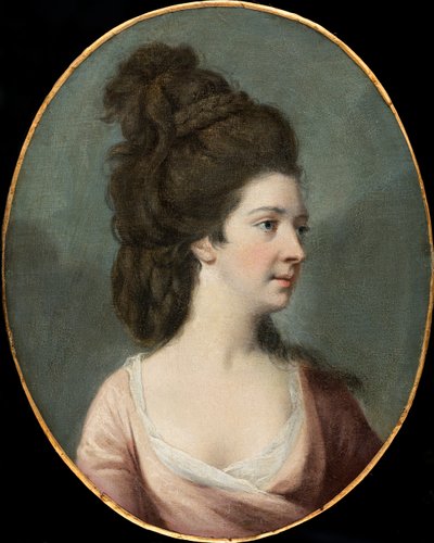 ミス・ザ・タッチ、c1750-c1802 作： Circle of Romney
