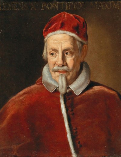 教皇クレメンス 10 世の肖像、1590 ～ 1676 年、1670 年代初頭。 作： Ciro Ferri