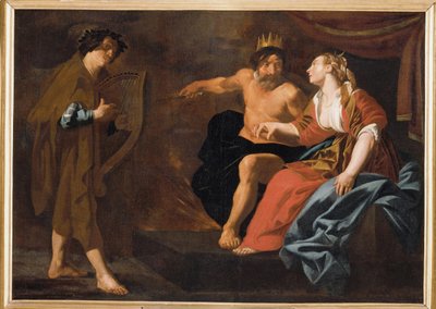オルフェウス、プルート、プロセルピナ。 作： Claes Cornelisz. Moeyaert